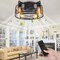 Energetic Lighting 16'' Caged Ceiling Fan 4 Light with Remote Control, Reverse Airflow, Flush mount ceiling fan CFAN-DC7B40-002 - alternate 3